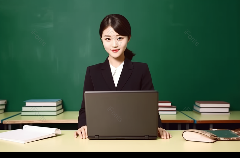 在黑板前讲课的女教师,高清,摄影图,摄影图片,图片大全,摄影图免费下载